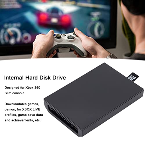 Annadue Disco de Disco Duro Interno HDD de 320 GB para Xbox360 Slim, Disco Duro Portátil Ultradelgado para Consola de Juegos Xbox 360 Slim, Accesorio para Xbox360 Slim