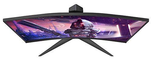 AOC Monitor Gaming C24G2U - 24" Curved 1500R, Full HD, 165 Hz, 1ms, VA, FreeSync Premium, 1920x1080, 250 cd/m, D-SUB, HDMIx2, Displayport 1x1.2