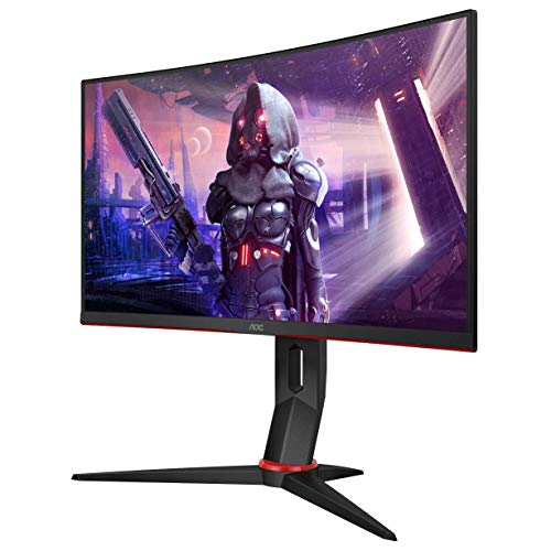 AOC Monitor Gaming C24G2U - 24" Curved 1500R, Full HD, 165 Hz, 1ms, VA, FreeSync Premium, 1920x1080, 250 cd/m, D-SUB, HDMIx2, Displayport 1x1.2