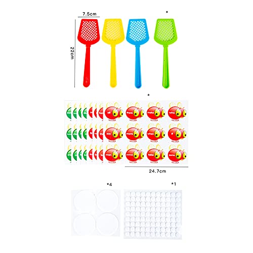 Aoten Creative Sight Words Swat Game Interesting Flies Swatting Game Early Educational Toys for Children