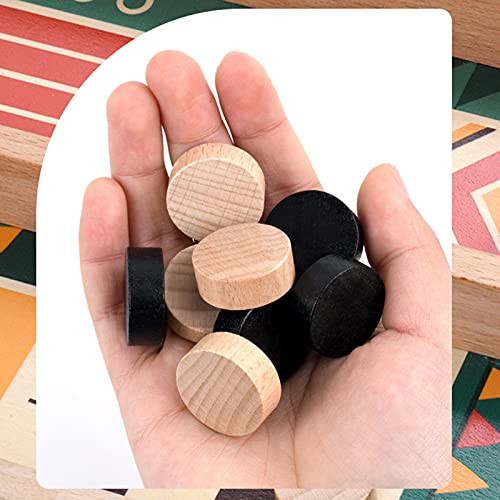 Aoten Fast Sling Puck Game Wood Competitive Table and Ball Pinball Table Game Scoring Design Puzzle Game for Children