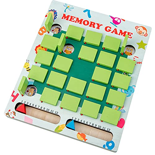 Aoten Flip to Win Memory Match Chess Game Board for Kids Preschool Education Toy Xmas Birthday Gift