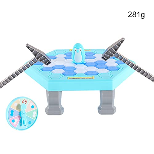 Aoten Ice Block Breaking Save Penguin Game Desachable Knocking Table Educational Toy Desktop Group Play for Kids Party