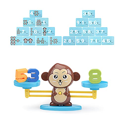 Aoten Monkey Balance Math Game Interesting Educational Children Learning Toys Creative Gift for Boy and Girl