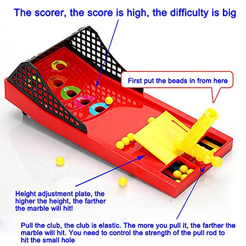 Aoten Pinball Machine Toy Kids'Table Game Party Parent Child Educational Interaction Game