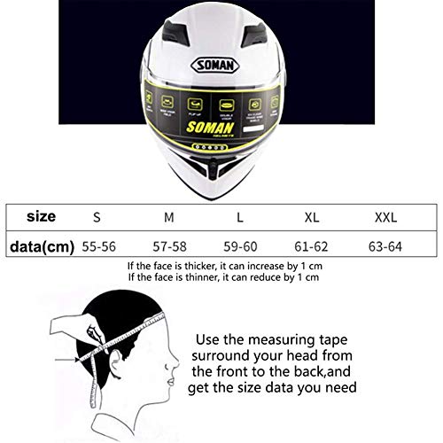Aozu Casco de Moto con Bluetooth abatible en la Parte Delantera antichoque Cascos modulares Integrados Cara Completa Casco de Motocicleta de Carreras Doble Espejo MP3 HD Llamada(2,M(57~58cm))