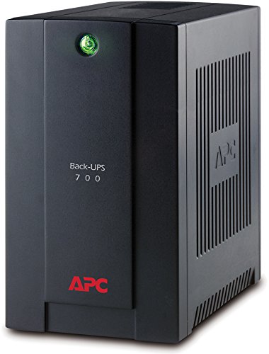APC BX700U-GR Back-UPS BX - Sistema de alimentación ininterrumpida SAI 700VA (4 tomas "Schuko", AVR, USB, software de apagado)