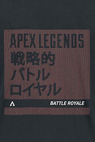 Apex Legends Hombre Camiseta Azul Oscuro M, 60% algodón, 40% poliéster, Regular