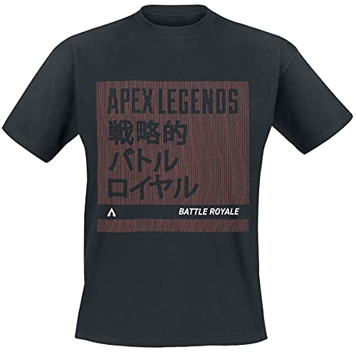 Apex Legends Hombre Camiseta Azul Oscuro M, 60% algodón, 40% poliéster, Regular