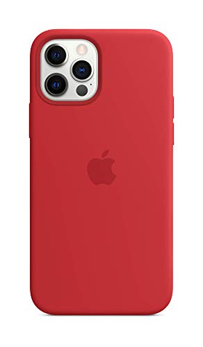 Apple Funda de Silicona con MagSafe (para el iPhone 12 y iPhone 12 Pro) - (Product) Red