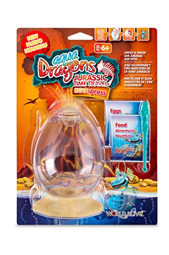 Aqua Dragons- Viaje EGGspress al Periodo Jurásico Juguete educativo, Multicolor (World Alive 4005) , color/modelo surtido