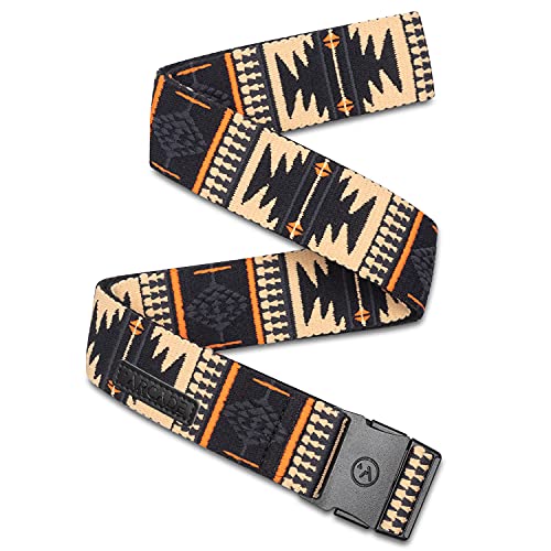 Arcade Cinturón de aventura unisex delgado y original, correa elástica de ancho estrecho, hebilla de ajuste micro, Alfombra Lava/Dr, talla única