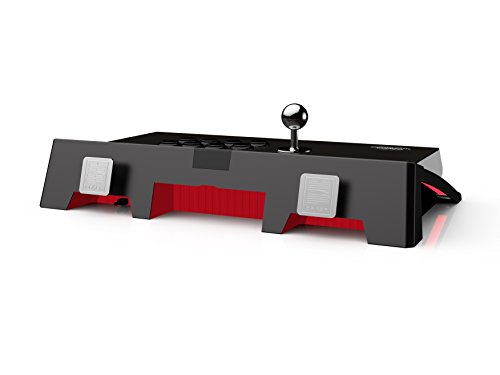 Arcade stick Qanba - Dragon - Licence Sony PS4, Pro FightStick avec boutons et joystick Sanwa, compatible PS3 et PC, prise jack 3.5mm [Importación francesa]