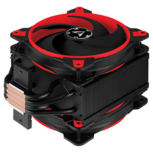 ARCTIC Freezer 34 eSports DUO - Ventola de CPU, Enfriador de CPU Push-Pull, Motor Silencioso, Desde 200 hasta 2100 Rpm, 2 Ventiladores PWM 120mm – Rojo