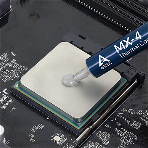 ARCTIC MX-4 (Espátula incl, 8g) - Premium Performance Pasta Térmica para todos los procesadores (CPU,GPU-PC,PS4,XBOX), muy alta conductividad térmica, larga durabilidad,aplicación segura,no conductora