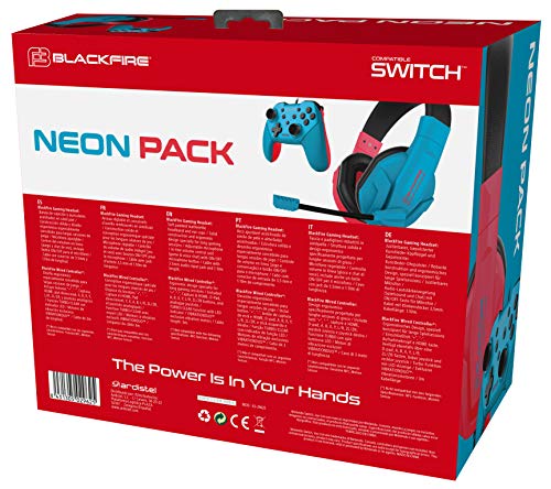 Ardistel - Blackfire Neon Pack Headset + Controller (Nintendo Switch)