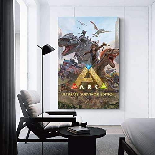 ARK Ultimate Survivor Edition - Póster de juego para decoración moderna de dormitorio familiar para dormitorio y sala de estar, 30 x 45 cm