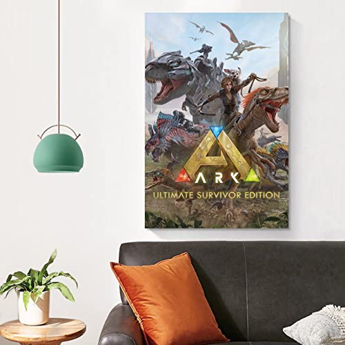 ARK Ultimate Survivor Edition - Póster de juego para decoración moderna de dormitorio familiar para dormitorio y sala de estar, 30 x 45 cm