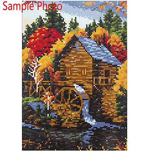 AROPDKOW-AA 5D DIY Full Drill Diamond Painting Dubai Skyline Aerial Images of Cities with Modern Architecture Cross Stitch Embroidery Kit 30X40Cm