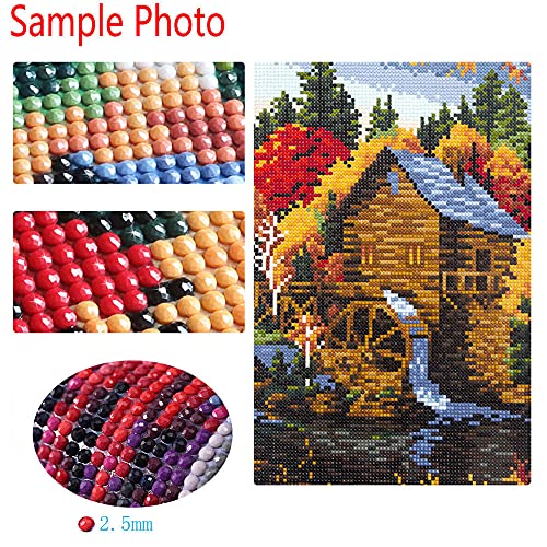 AROPDKOW-AA 5D DIY Full Drill Diamond Painting Dubai Skyline Aerial Images of Cities with Modern Architecture Cross Stitch Embroidery Kit 30X40Cm