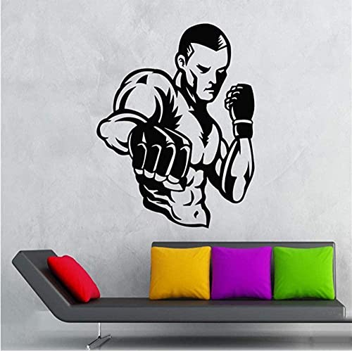 Arte de la pared Pegatinas de pared Calcomanías de vinilo Cage Figther Martial Arts 48X60Cm
