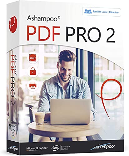 Ashampoo 80743 Pro 2-Software PDF (versión Completa, 3 licencias)