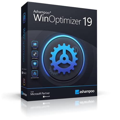 Ashampoo 81004 WinOptimizer 19-Sistema de optimización para Windows (10 licencias)
