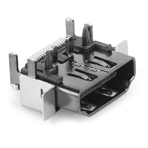 ASHATA Conector de Interfaz de Toma de Puerto HDMI para Xbox, Kit de reemplazo de Toma de Puerto HDMI 1080p para Xbox One'X(Interfaz Xbox one'x HD)