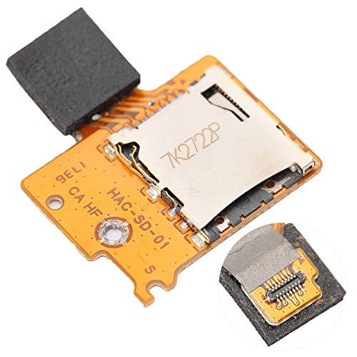 ASHATA Ranura para Tarjeta Micro TF SD para Consola de Juegos Switch Lite, Pieza de reparación de Repuesto de Ranura para Tarjeta Micro TF SD Interna para Switch Lite