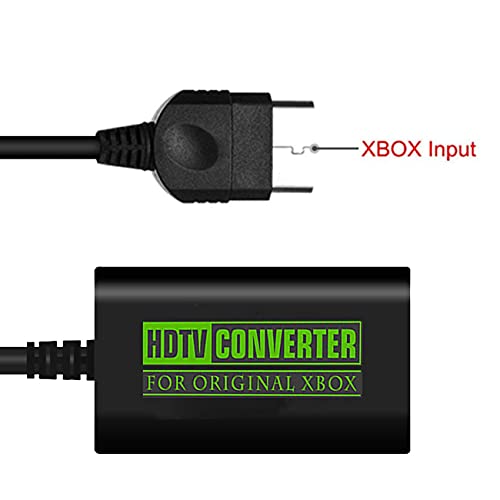 Ashley GAO Consola original para Xbox a HDMI compatible con cable AV adaptador de conexión a HDTV para todos los modelos de consola clásica