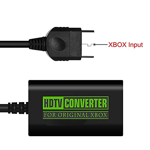 Ashley GAO Consola original para Xbox a HDMI compatible con cable AV adaptador de conexión a HDTV para todos los modelos de consola clásica