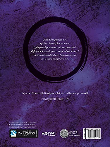 Asmodee- Vampire la Mascarade V5 Juego de rol (Arkhane Asylum ASYVA502FR)