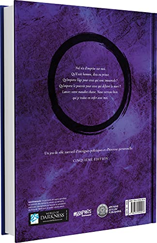 Asmodee- Vampire la Mascarade V5 Juego de rol (Arkhane Asylum ASYVA502FR)