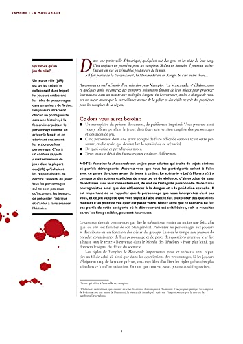 Asmodee- Vampire la Mascarade V5: Kit de introducción Mesa – Juego de rol (Arkhane Asylum ASYVA501FR)