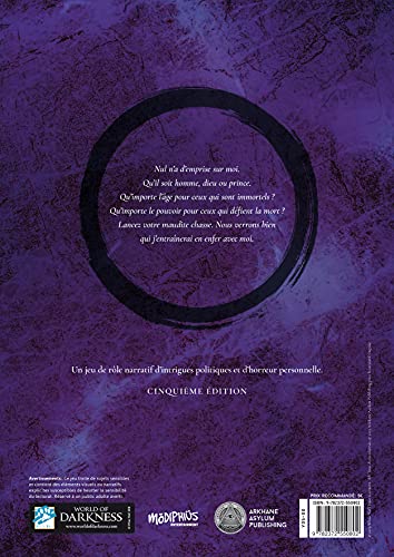 Asmodee- Vampire la Mascarade V5: Kit de introducción Mesa – Juego de rol (Arkhane Asylum ASYVA501FR)