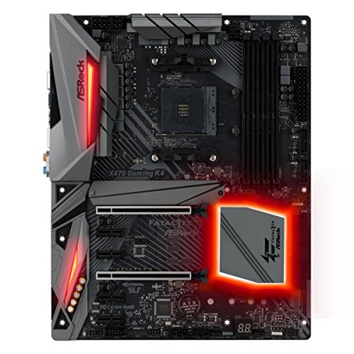 Asrock Fatal1ty X470 Gaming K4 AMD X470 Zócalo AM4 ATX - Placa Base (DDR4-SDRAM, DIMM, 2133,2400,2667,2933,3200,3466 MHz, Dual, 64 GB, AMD)