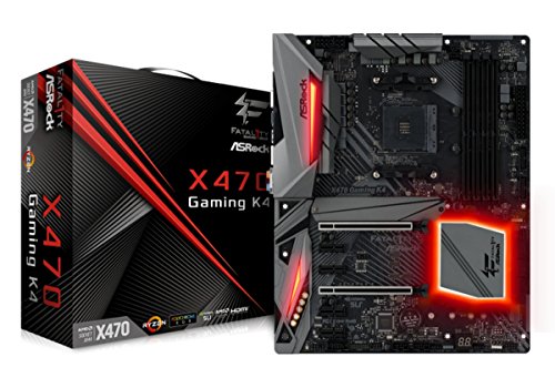Asrock Fatal1ty X470 Gaming K4 AMD X470 Zócalo AM4 ATX - Placa Base (DDR4-SDRAM, DIMM, 2133,2400,2667,2933,3200,3466 MHz, Dual, 64 GB, AMD)