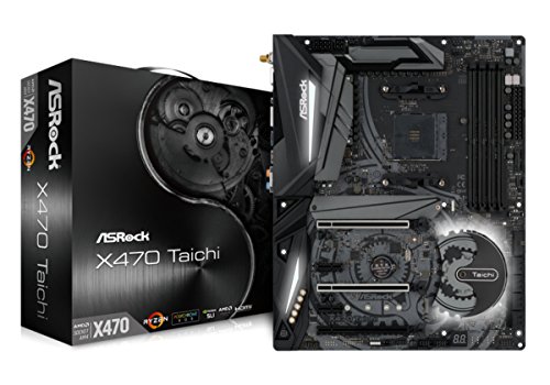 Asrock X470 Taichi AMD Promontory X470 Zócalo AM4 ATX - Placa Base (DDR4-SDRAM, DIMM, 2133,2400,2667,2933,3200,3466 MHz, 64 GB, AMD, AMD Ryzen)