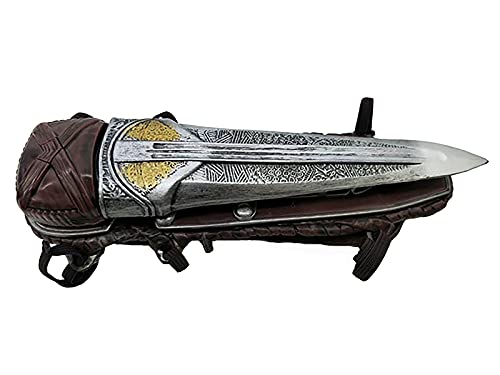 Assassin'S Creed Accesorios de Armas de Juego de rol de Cuchillas Ocultas Adornos de Pulsera de Accesorios de Arma de Hoja Oculta de Salto Recto de Dos etapas