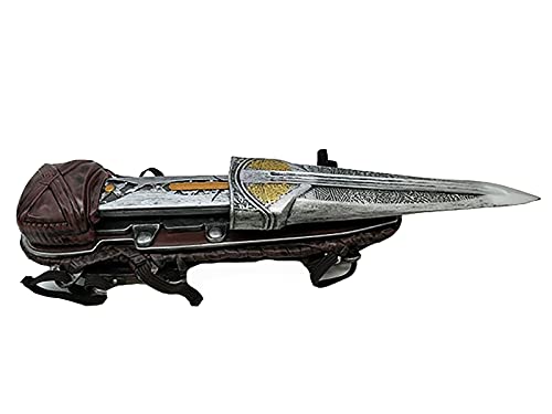 Assassin'S Creed Accesorios de Armas de Juego de rol de Cuchillas Ocultas Adornos de Pulsera de Accesorios de Arma de Hoja Oculta de Salto Recto de Dos etapas