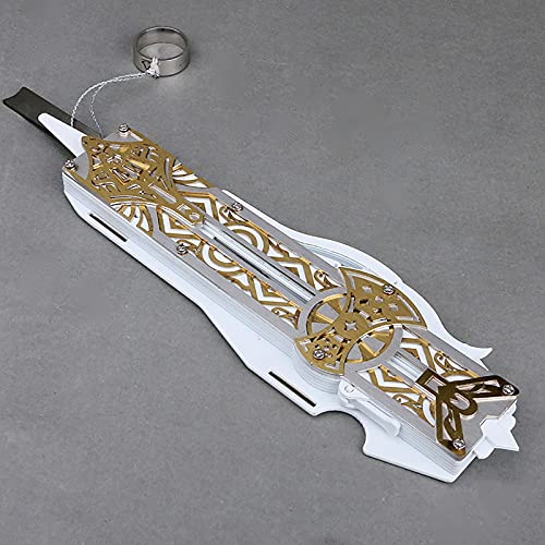 Assassin'S Creed Accesorios de Armas de Juego de rol de Cuchillas Ocultas Control de Dos etapas de una Sola línea, Cuerda de tracción, Hoja Oculta, Accesorios Cosplay