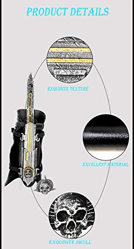 Assassin'S Creed Accesorios de Armas de Juego de rol de Cuchillas Ocultas Hoja Oculta 1: 1 Sword Blade Prop Pulsera eyectable