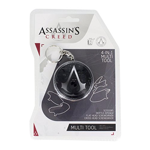 Assassin's Creed PP4102AS Multi-Herramienta Logo Paladone Products, Juventud Unisex, Multicolor, Unico