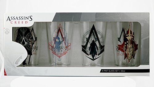 Assassin's Creed Syndicate 16oz Pint Glass 4-Pack
