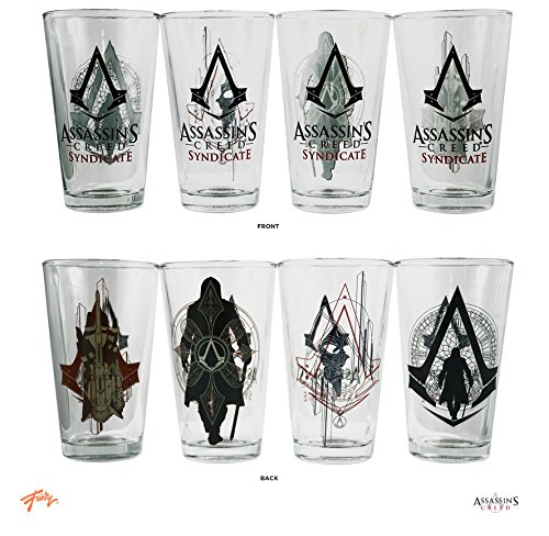 Assassin's Creed Syndicate 16oz Pint Glass 4-Pack