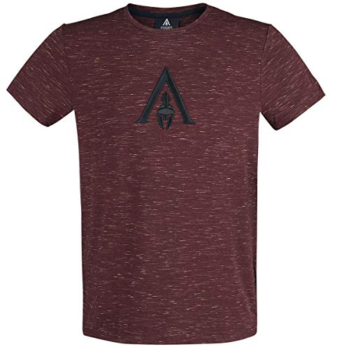 Assassin's Creed T-Shirt Odyssey - Odyssey Logo Space Dye Men's T-Shirt Red-XL