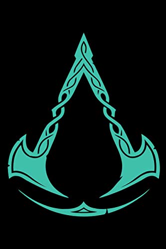 Assassin's Creed Valhalla logo Notebook Black Edition