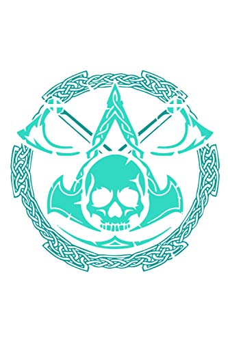 Assassin's Creed Valhalla Logo Notebook Skull White Edition