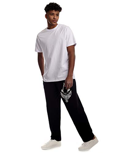 Assassin's Creed Valhalla - Raven & Symbol Hombre Pantalones de deporte Negro S