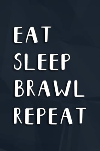 Asthma Journal - Eat Sleep Brawl Repeat Gamer mobile game Brawl with Stars Art: Brawl, Asthma Symptoms Tracker with Medication,Peak Flow Meter ... for People with Asthma (Log Book),Daily Journ